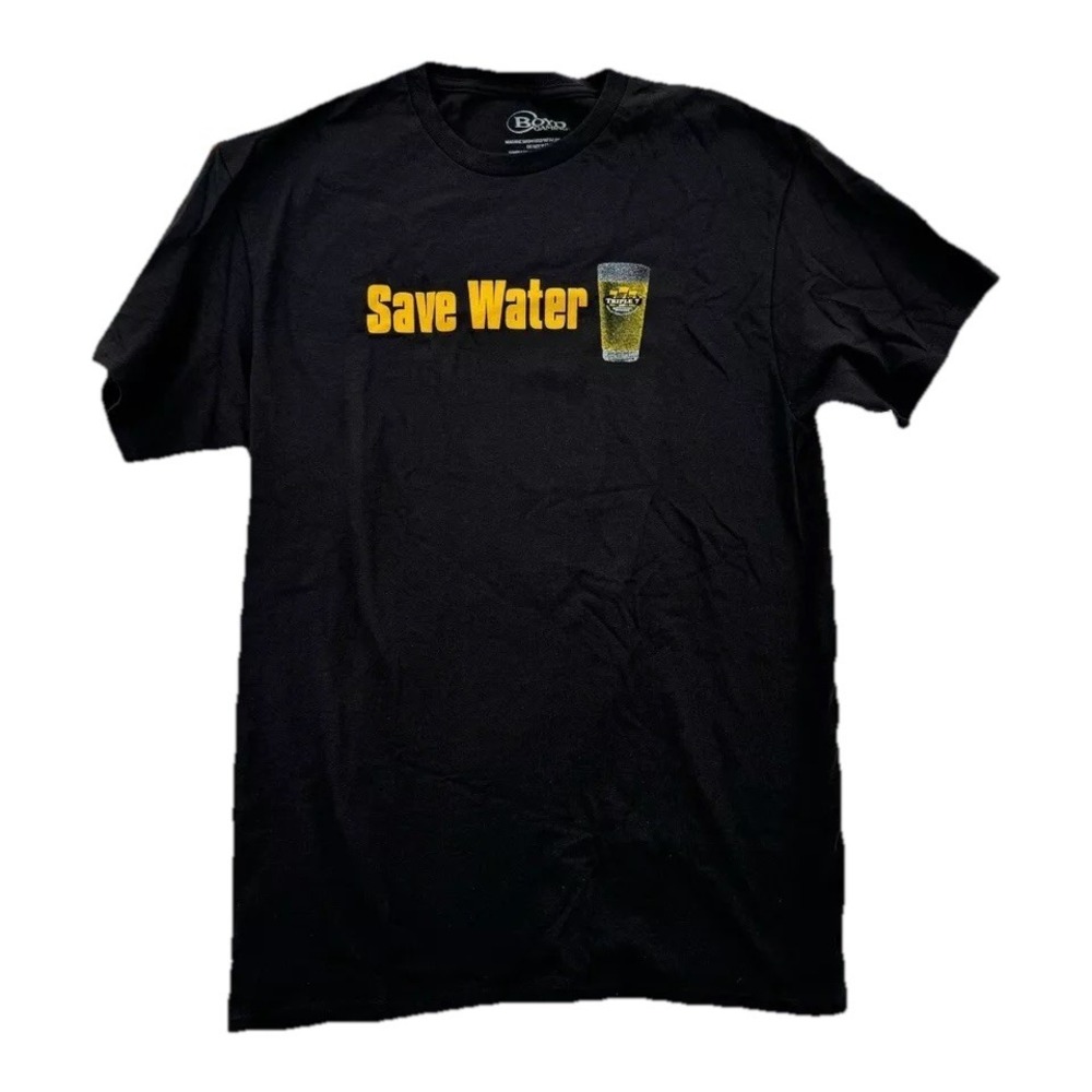 Vintage Save Water Drink Beer Shirt Mens Medium Boyd Gaming California Hotel NWT